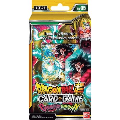 Dragon Ball Super Card Game - Crimson Saiyan Starter Deck [DBS-SD05]