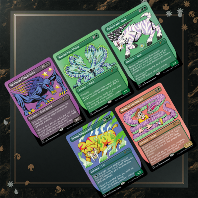 Magic: The Gathering - Secret Lair Drop - Crocodile Jacksons Monstrous Menagerie