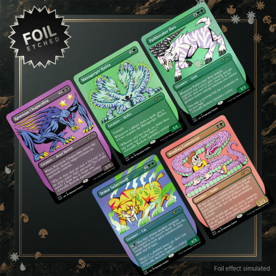 Magic: The Gathering - Secret Lair Drop - Crocodile Jacksons Monstrous Menagerie - Foil