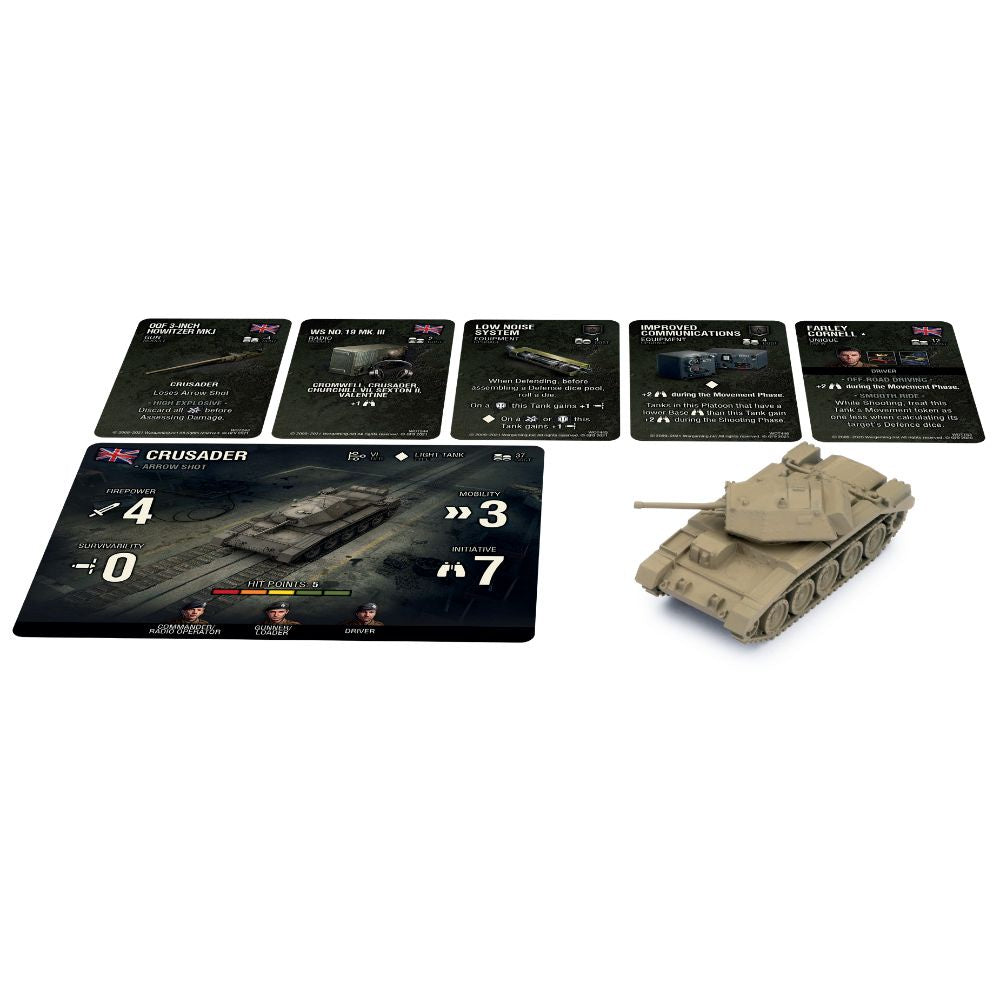 World of Tanks Miniatures Game Wave 6 British Crusader - Good Games