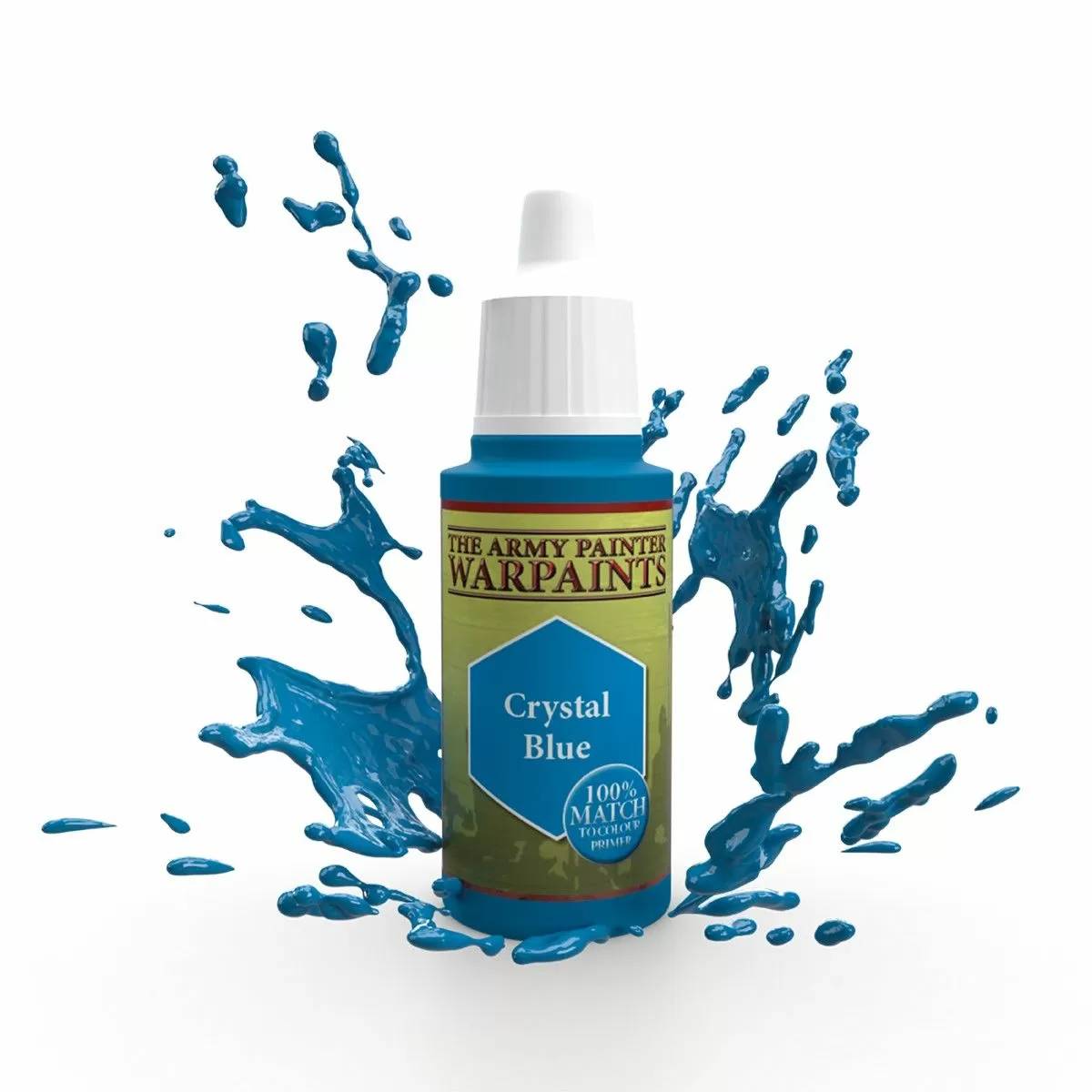 Army Painter Warpaints - Crystal Blue Acrylic Paint 18ml - Good Games