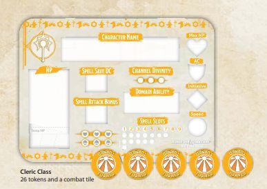 Dungeons and Dragons Cleric Class Token Set - Good Games