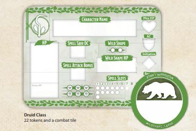 Dungeons and Dragons Druid Class Token Set - Good Games