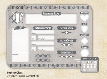 Dungeons and Dragons Fighter Class Token Set - Good Games