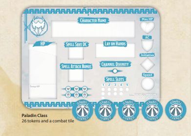 Dungeons & Dragons Paladin Class Token Set - Good Games