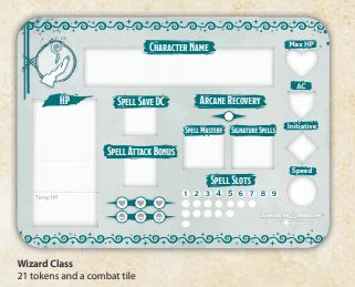 Dungeons and Dragons Wizard Class Token Set - Good Games