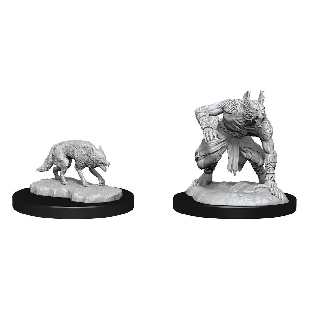 Dungeons & Dragons - Nolzurs Marvelous Unpainted Miniatures Jackalwere & Jackal - Good Games