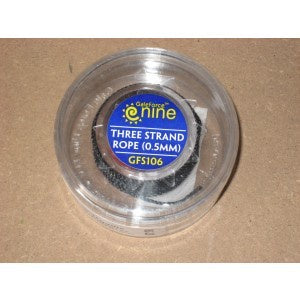 Hobby Round Three Strand Rope 0.5mm