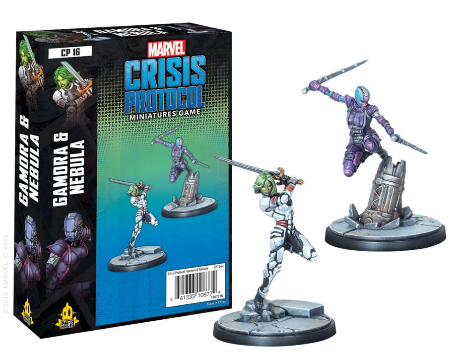 Marvel Crisis Protocol Miniatures Game Gamora & Nebula Expansion - Good Games