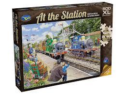 Holdson - At The Station Horsted Keynes 500 Piece Jigsaw - Good Games