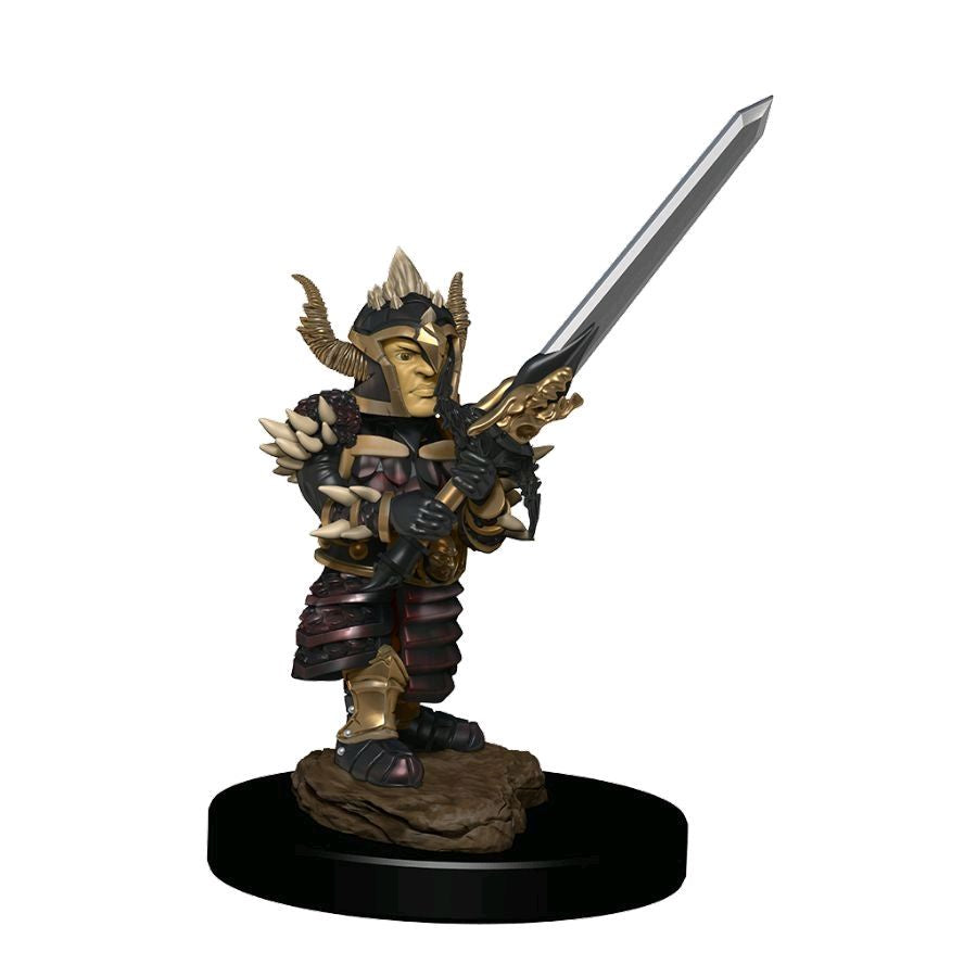 Dungeons &amp; Dragons Premium Painted Figures Halfling Fighter Male - Good Games