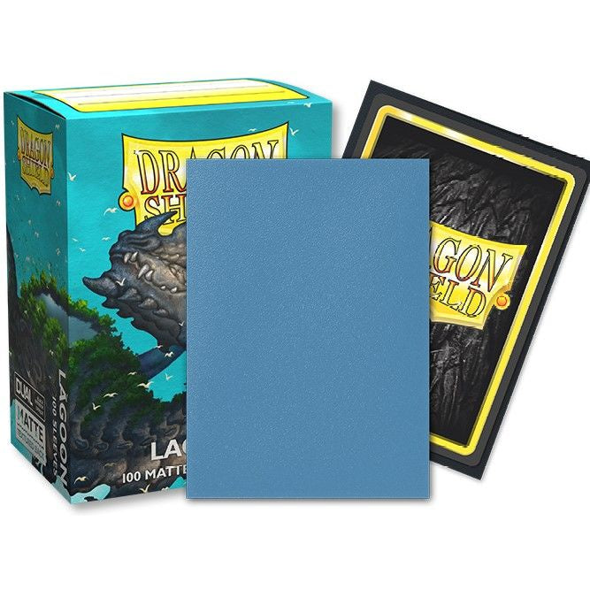 Dragon Shield - Sleeves - Standard Size Dual Matte Lagoon Blue Saras (100)