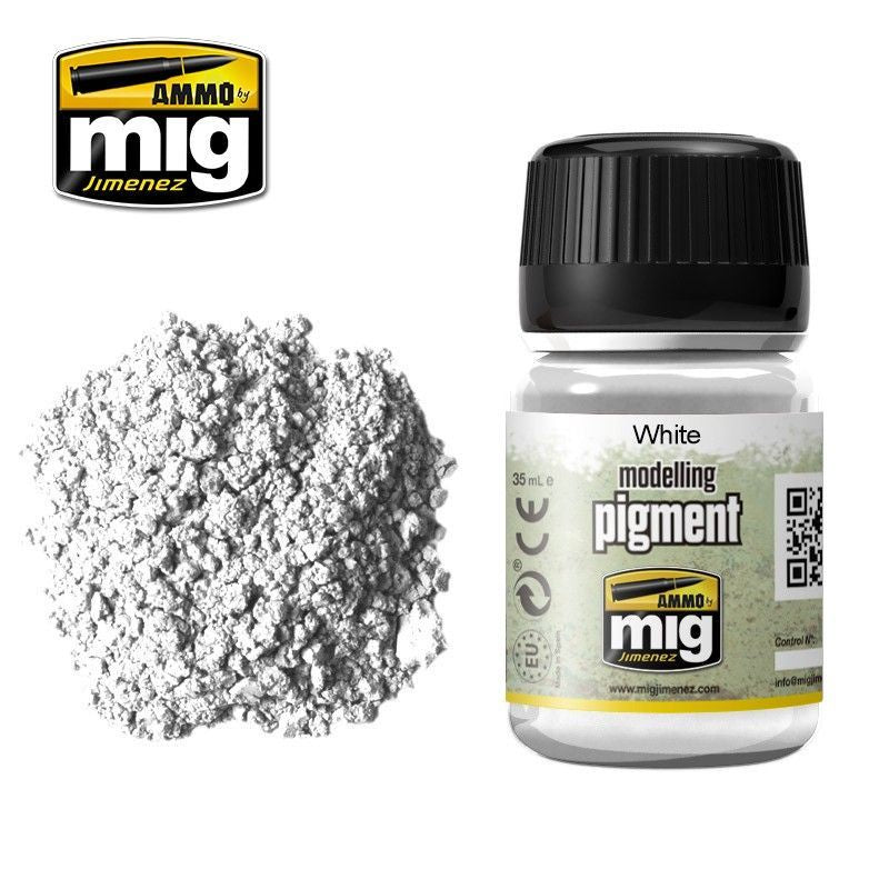Ammo by MIG Pigments White 35ml - Good Games