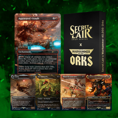 Magic: The Gathering - Secret Lair Drop - Secret Lair x Warhammer 40000: Orks - Good Games