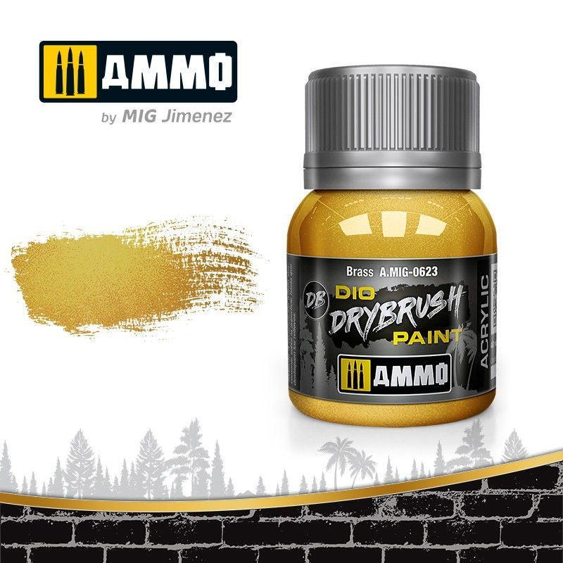 Ammo by MIG Drybrush Brass - Good Games
