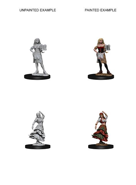 Pathfinder Deep Cuts Unpainted Minis Bartender/Dancing Girl - Good Games