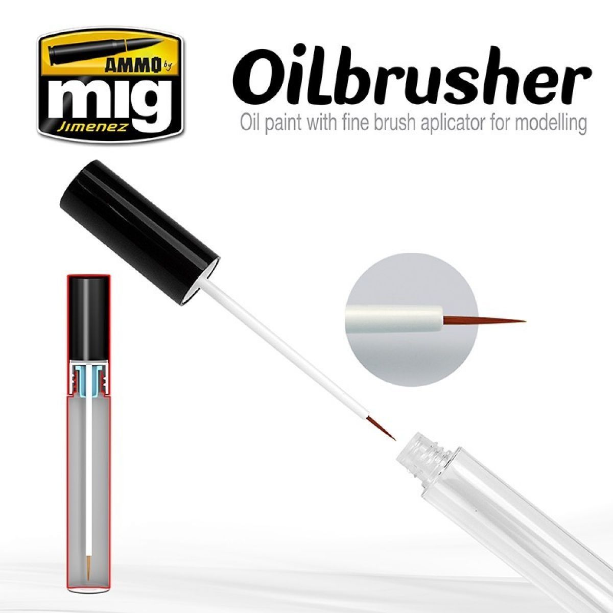 Ammo by MIG Oilbrusher Rust - Good Games