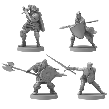 Dark Souls RPG Miniatures: Unkindled Heroes Pack 1 - Good Games