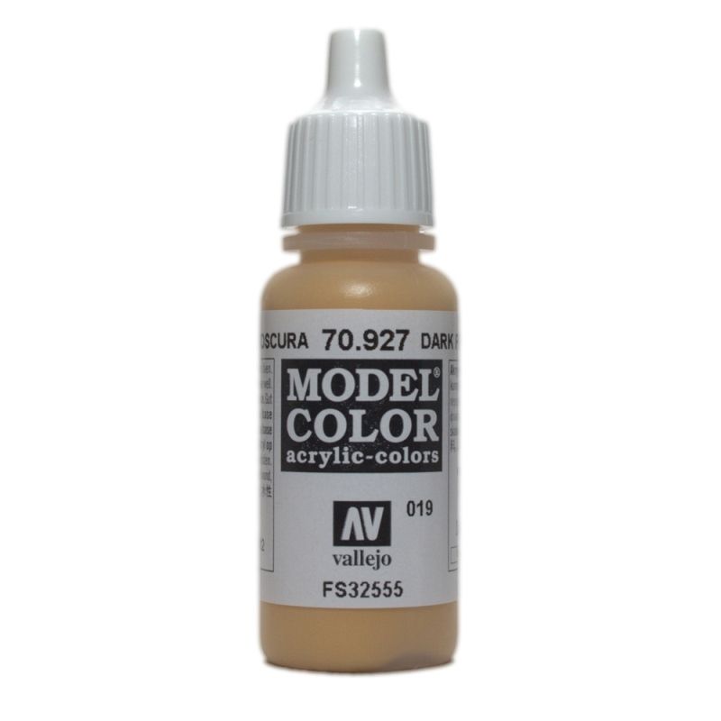 Vallejo Model Colour - Dark Flesh 17ml Acrylic Paint (AV70927) - Good Games