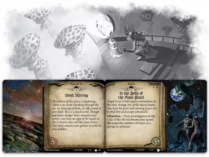 Arkham Horror - The Card Game - Dark Side Of The Moon - Mythos Pack - Good Games