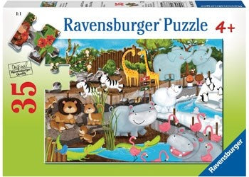 Ravensburger - Day At The Zoo - 35 Piece Jigsaw - Good Games