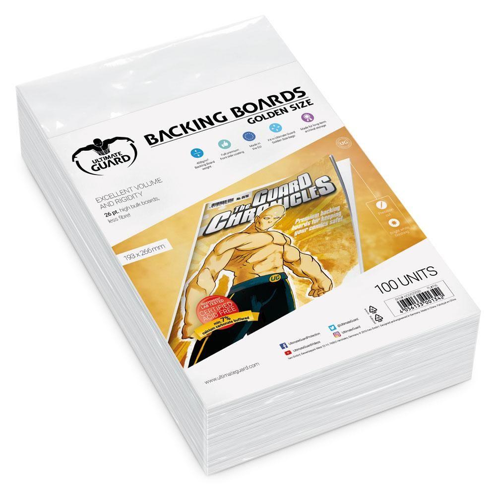 Ultimate Guard Comic Backing Boards Golden Size (100) - Good Games