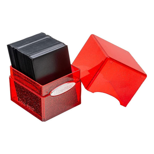 Ultra Pro - Deck Box Satin Tower Glitter - Red