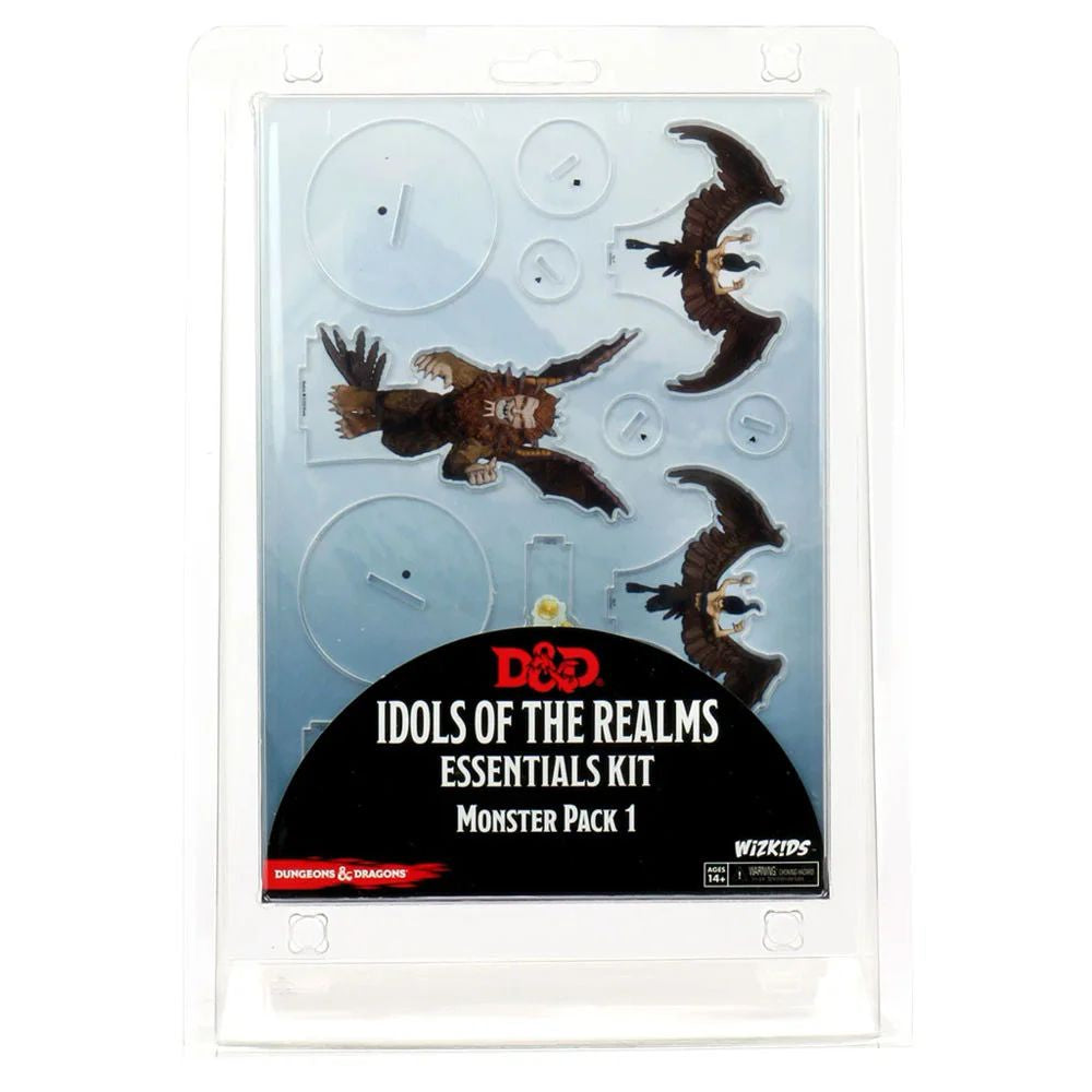 Dungeons & Dragons Idols of the Realms Essentials 2D Miniatures Monster Pack #1 - Good Games