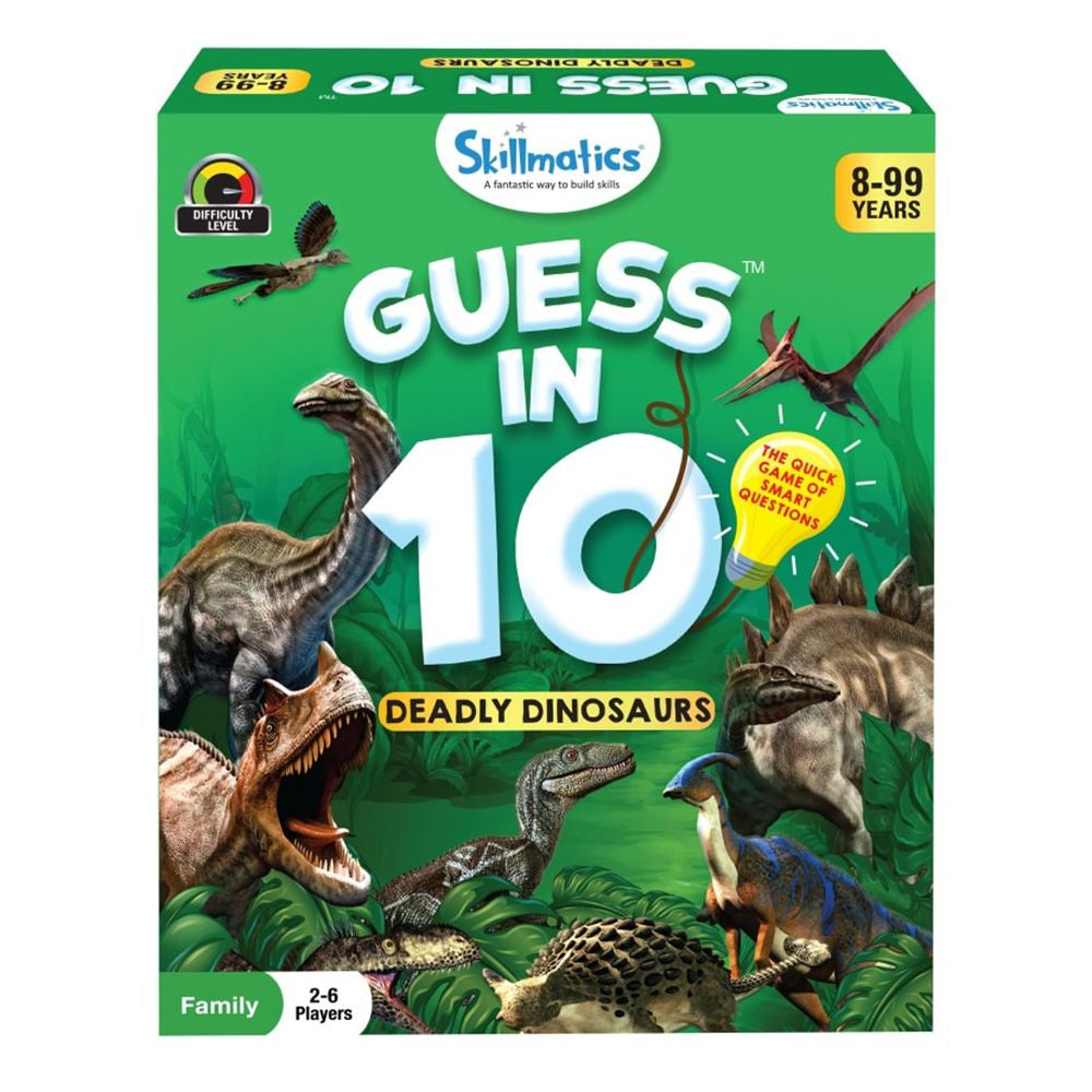 Skillmatics Guess in 10 Deadly Dinosaurs