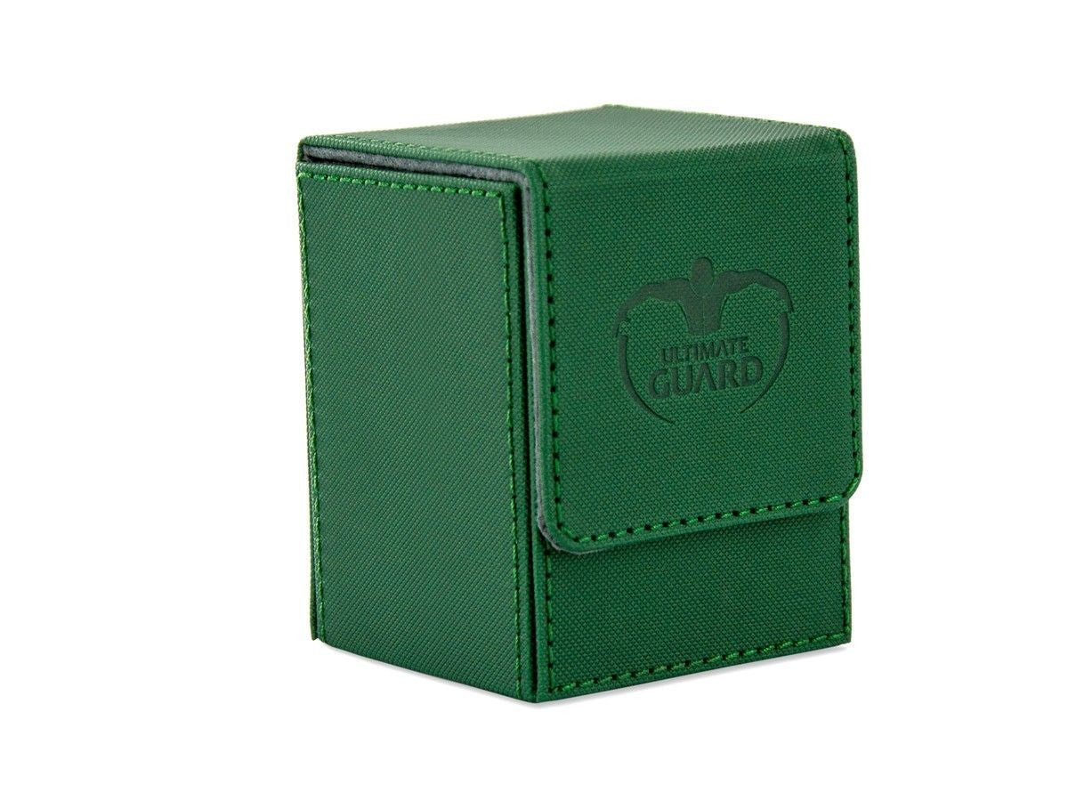 Ultimate Guard - Flip Deck Case 100+ Standard Size Xenoskin Green