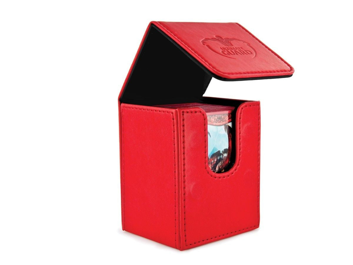 Ultimate Guard - Flip Deck Case 100+ Standard Size Red - Good Games