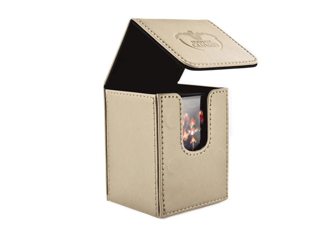 Ultimate Guard - Flip Deck Case 100+ Standard Size Sand - Good Games