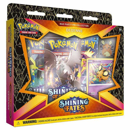 Pokemon TCG - Sword & Shield - Shining Fates Mad Party Pin Collection - Good Games