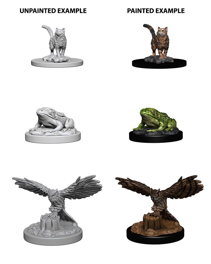 Pathfinder Deep Cuts Unpainted Minis Familiars