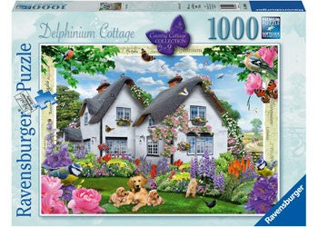 Ravensburger - Delphinium Cottage - 1000 Piece Jigsaw - Good Games