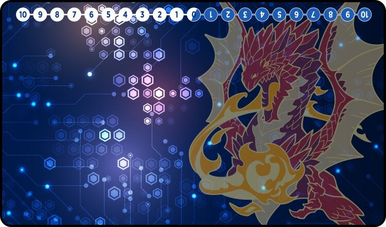Gamermats - Red Dragon Digimon TCG Sized Playmat - Good Games