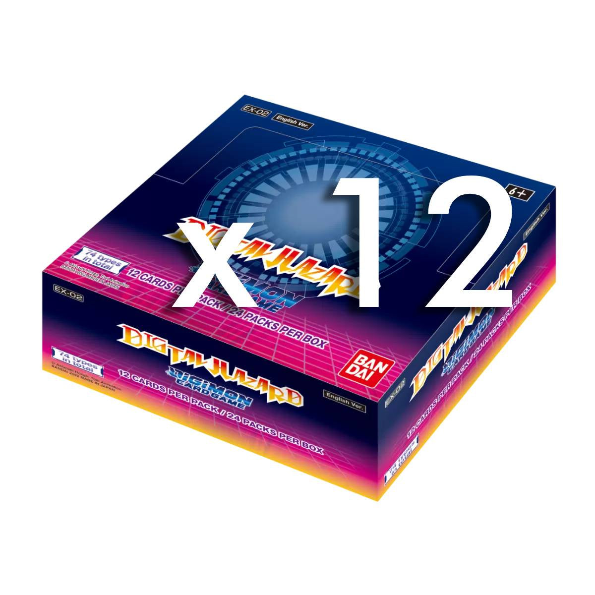 Digimon Card Game - Digital Hazard Booster Case [EX-02] - Good Games