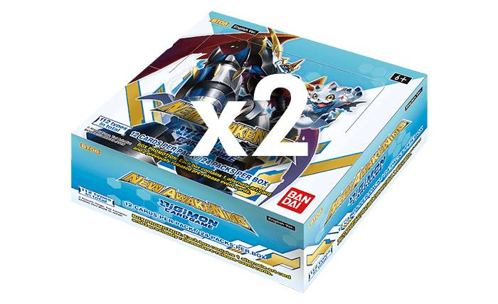 Digimon Card Game - Series 08 New Awakening BT08 2 x Booster Boxes