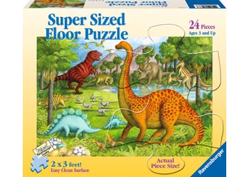Ravensburger - Dinosaur Pals SuperSize Puzzle - 24 Piece Jigsaw - Good Games