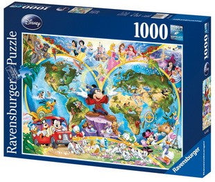 Ravensburger - Disney World Map - 1000 Piece Jigsaw - Good Games