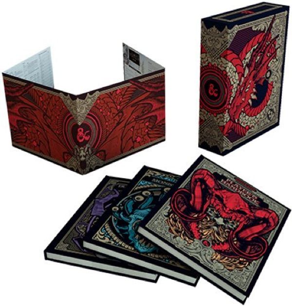 Dungeons &amp; Dragons Core Rulebook Gift Set Limited Edition Alternate Cover - Good Games