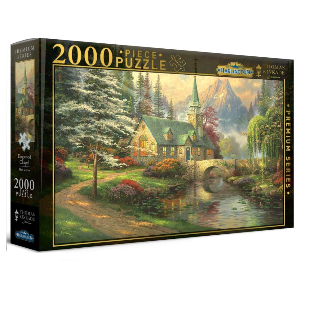 Harlington - Thomas Kinkade Dogwood Chapel 2000 Piece Jigsaw