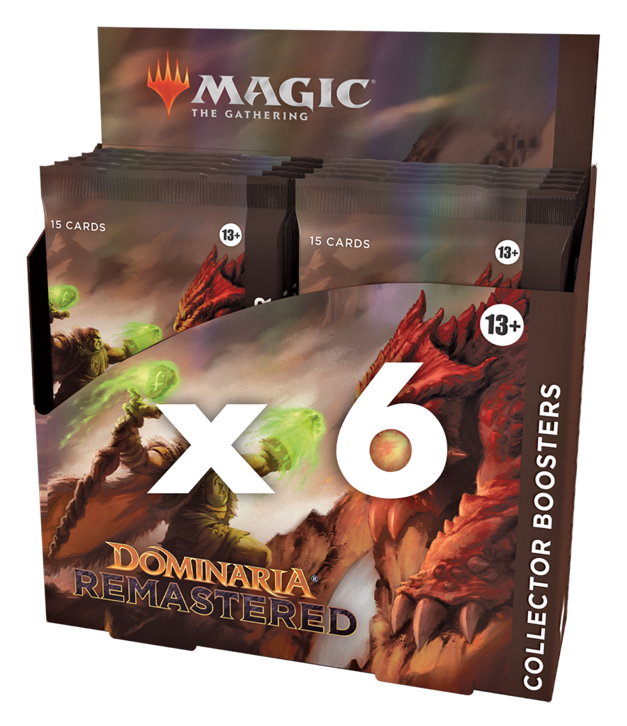 Magic: The Gathering - Dominaria Remastered Collecter Booster Box x6 - Good Games