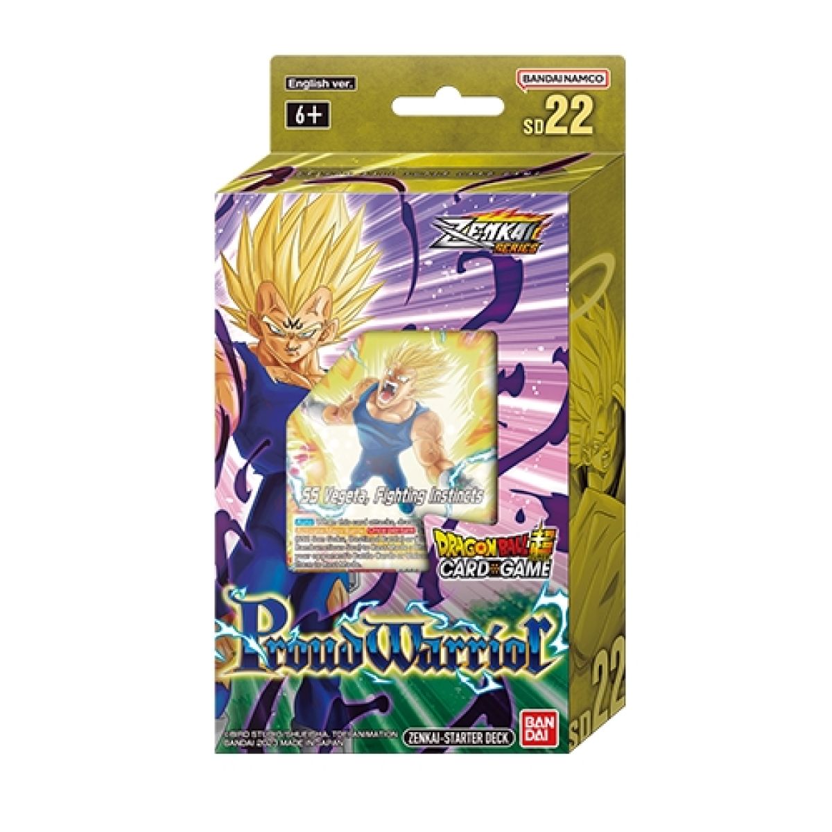 Dragon Ball Super Card Game - Zenkai Series Starter Deck 22 (SD22) - Proud Warrior
