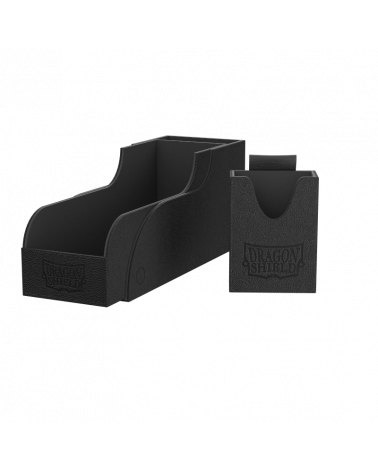 Dragon Shield - Nest Deck Box 300 Black / Black - Good Games