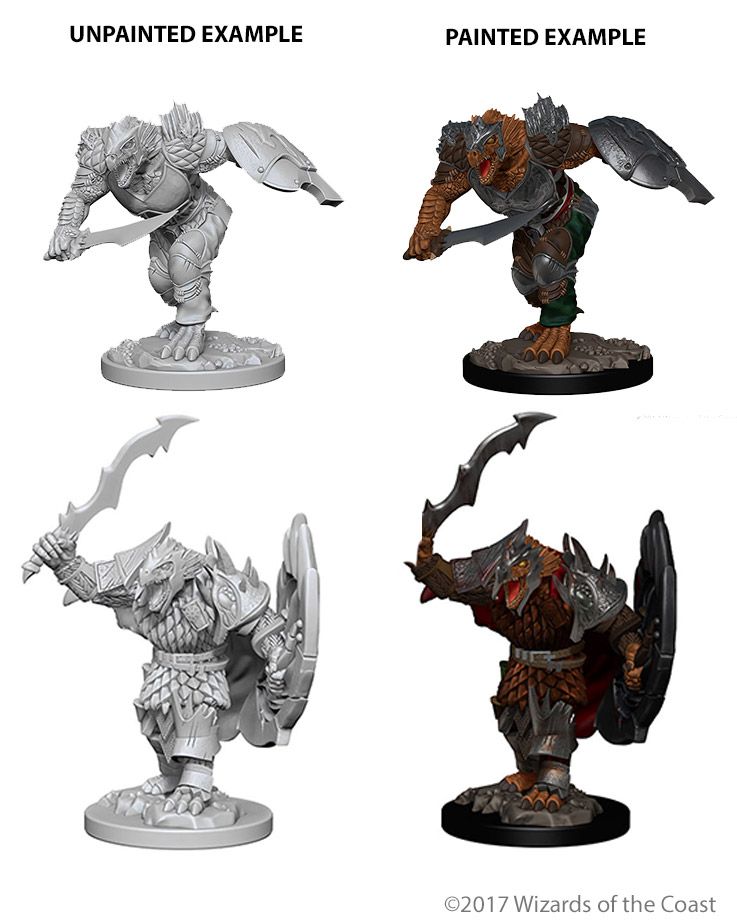 Dungeons &amp; Dragons - Nolzurs Marvelous Unpainted Miniatures Dragonborn Male Fighter