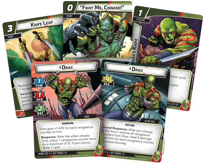 Marvel Champions - The Card Game - Drax Hero Pack