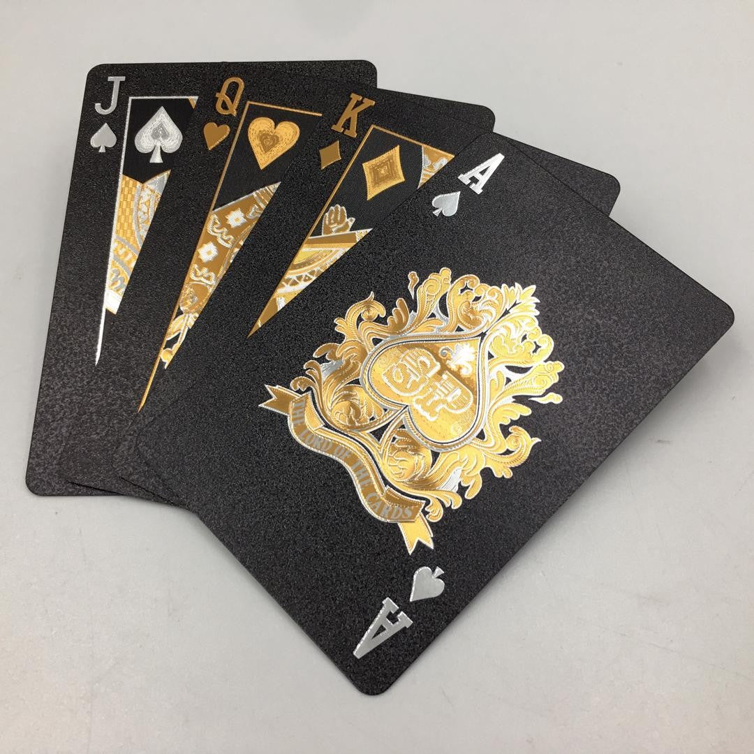 Dal Rossi Black Playing Cards - Good Games