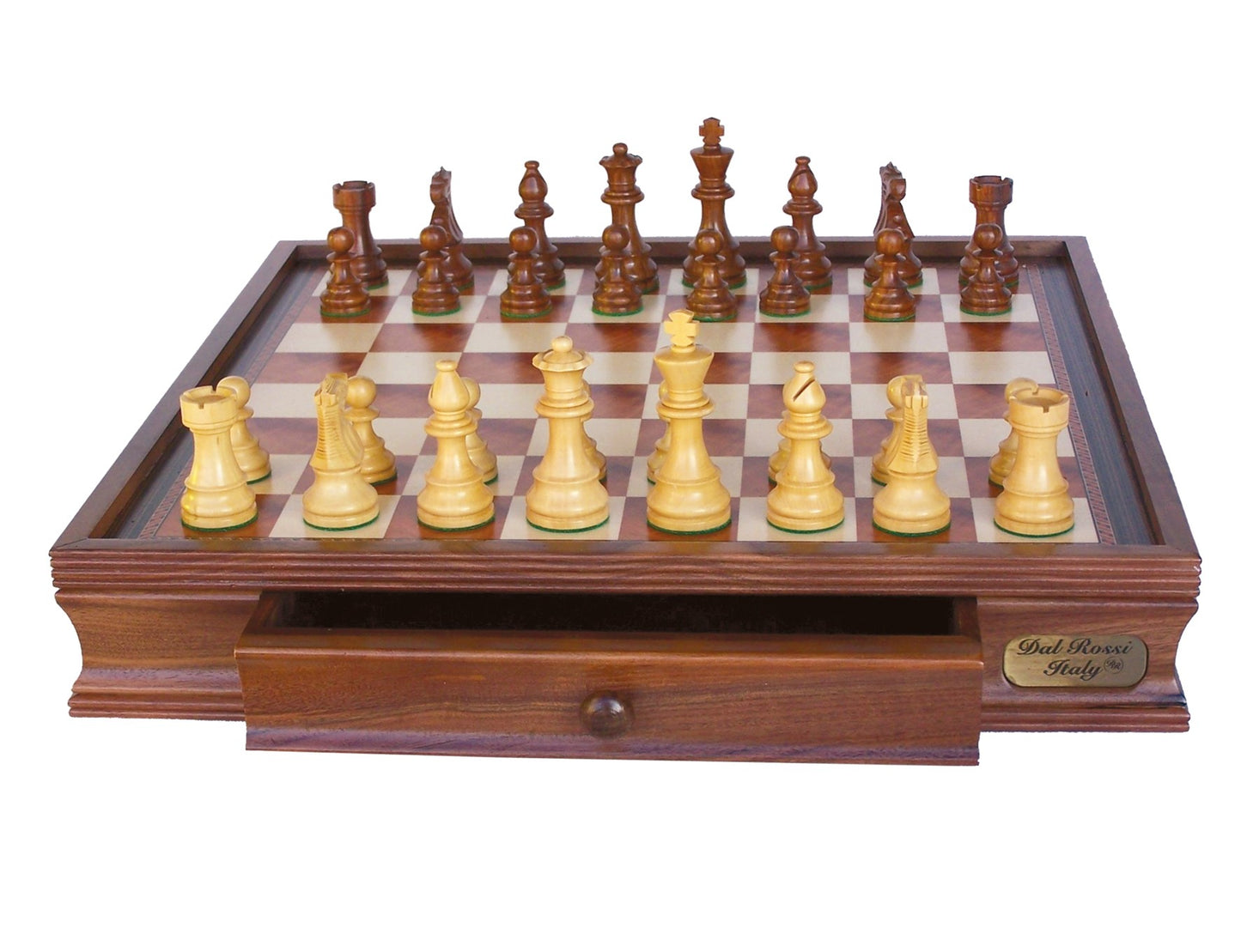 Dal Rossi - Chess Set with Drawers and 95mm Pieces 20 - Good Games