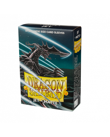 Dragon Shield - Sleeves - Japanese- Jet Matte (60) - Good Games
